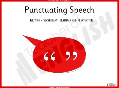 Punctuating Speech Teaching Resources
